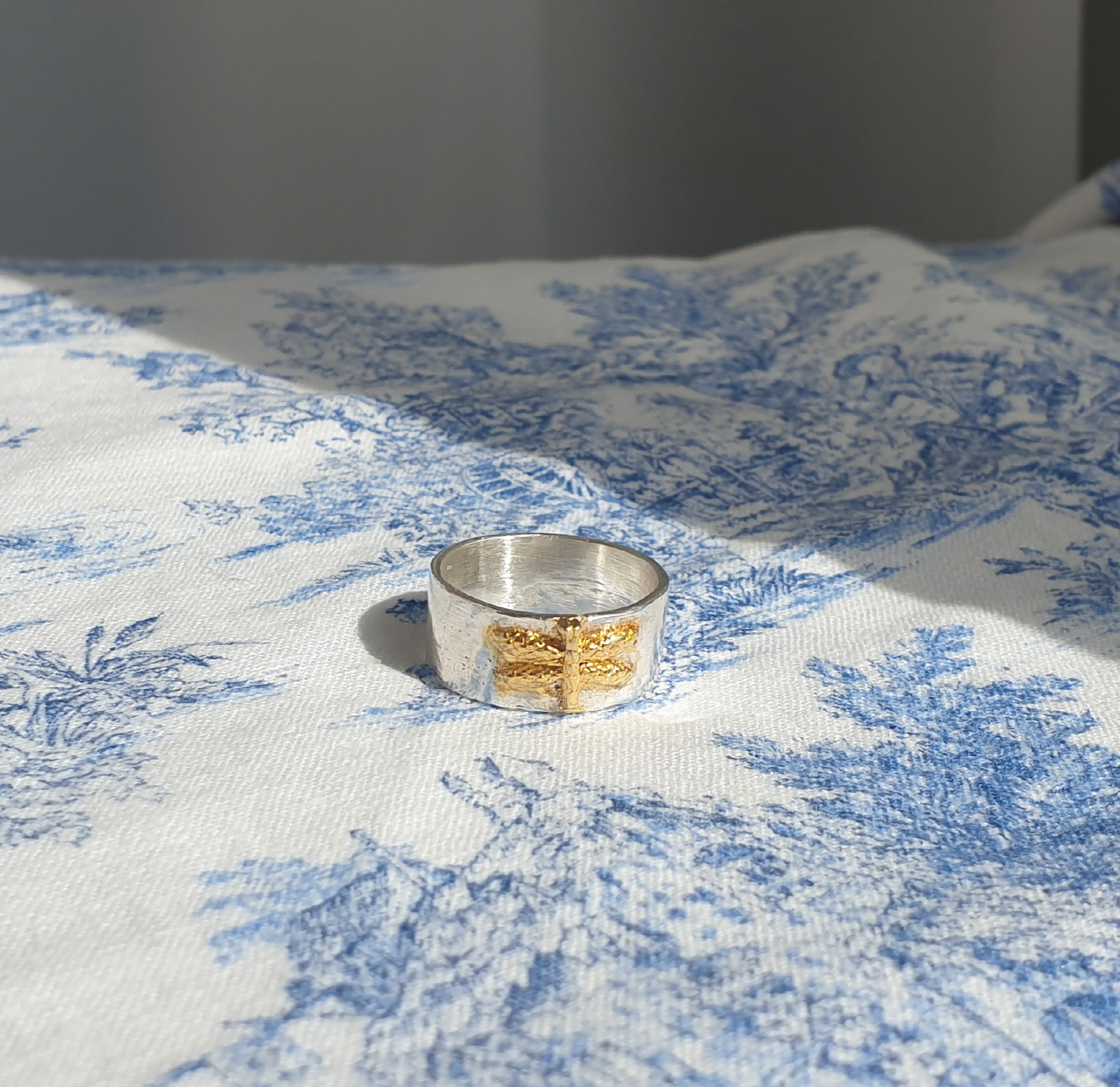 [칠보공방]순은공예 금부 전통기법으로 공방에서 직접 만든 잠자리 반지