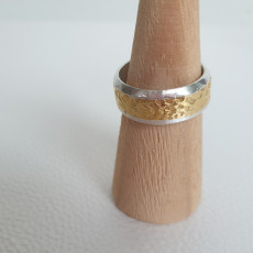 [칠보공방] 순은공예 금부 두드림 기법으로 공방에서 직접 만든 반지