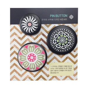[디자인스쿱] 한국의 수막새 디자인 버튼세트